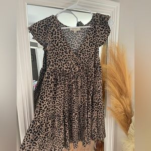 Jessica Simpson cheetah print dress